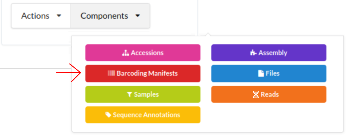 Tree of Life Barcoding Manifest profile component